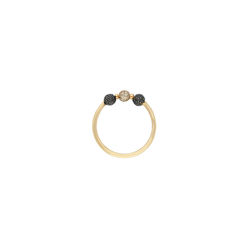 Accedi alla scheda di Bartorelli Italian Jewels ANELLO IN ORO ROSA SFERE CON DIAMANTI BROWN - BAAN93