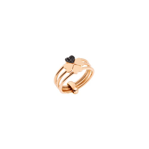 Accedi alla scheda di Dodo DODO GOOD LUCK - ANELLO LUCKY IN LOVE IN ORO ROSA E DIAMANTI BLACK - AD12C/9/BB - DAB6001FOURLDBK9R