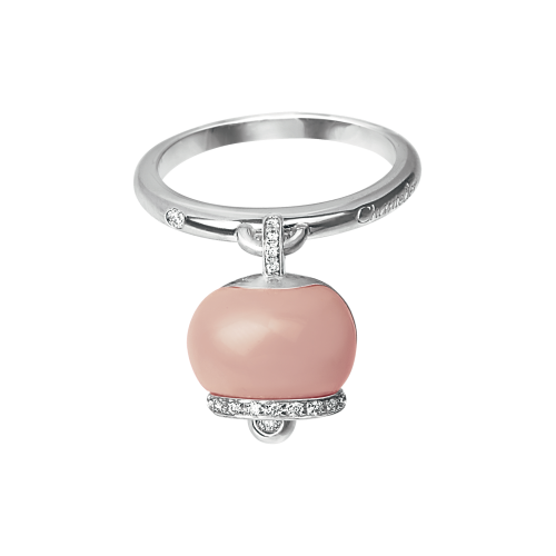 Accedi alla scheda di Chantecler ANELLO IN ORO BIANCO DIAMANTI E CORALLO ROSA - 31710 - 31710