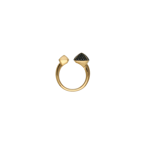 Accedi alla scheda di Bartorelli Italian Jewels ANELLO PIRAMIDI IN ORO ROSA E DIAMANTI NERI - VR26307DKP