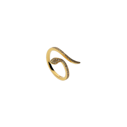 Accedi alla scheda di Bartorelli Italian Jewels SERPENTE - ANELLO IN ORO ROSA E DIAMANTI BROWN - VR24738DBP