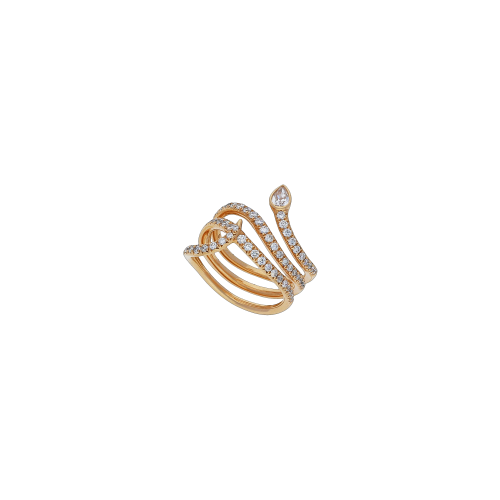 Accedi alla scheda di Bartorelli Italian Jewels ANELLO SERPENTE IN ORO ROSA E DIAMANTI - VR25061DP
