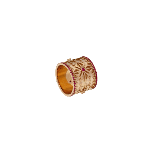 Accedi alla scheda di Bartorelli Italian Jewels ANELLO IN ORO ROSA 9 CARATI CON RUBINI - ARAN24