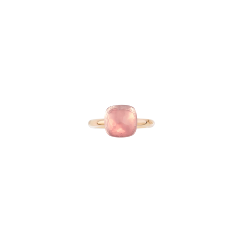 Accedi alla scheda di Pomellato ANELLO NUDO - ANELLO NUDO CLASSIC IN ORO ROSA CON CASTONE IN ORO BIANCO E QUARZO ROSA SFACCETTATO - A.A110/O6/QR - PAA1100O6000000QR
