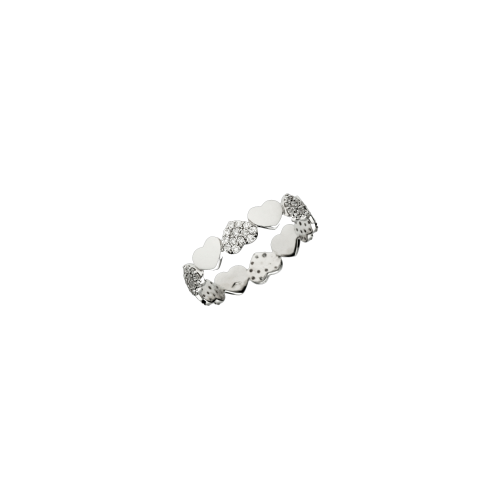 Accedi alla scheda di Bartorelli Italian Jewels ANELLO CUORI ORO BIANCO E DIAMANTI - ANP129/29-B