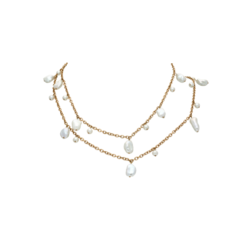 Accedi alla scheda di Mimi COLLANA FREEVOLA IN ORO ROSA CON PERLE BIANCHE - CXM278R1