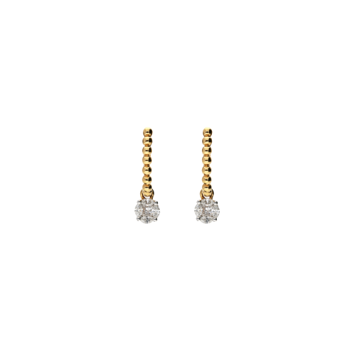 Accedi al prodotto correlato Bartorelli Italian Jewels ORECCHINI A CERCHIETTO PALLINE CON PENDENTE DIAMANTI - VE27072DP