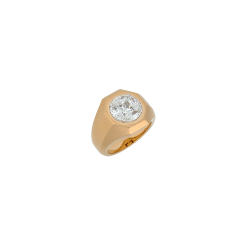 Accedi al prodotto correlato Bartorelli Italian Jewels ANELLO OCTAGON IN ORO ROSA SATINATO E DIAMANTI BIANCHI - VR26418DPS