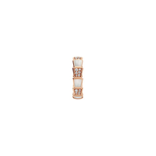 Accedi alla scheda di Bulgari ANELLO SERPENTI VIPER IN ORO ROSA CON MADREPERLA E DIAMANTI - AN858043 - AN858043