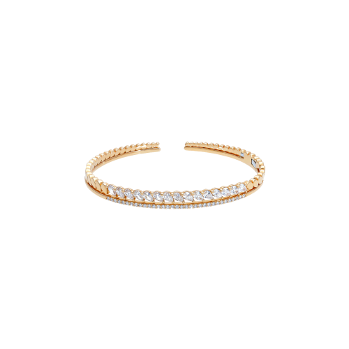Accedi al prodotto correlato Bartorelli Italian Jewels BRACCIALE RIGIDO APERTO IN ORO ROSA E DIAMANTI - VB27336DP