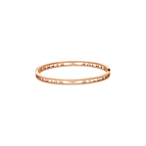 Accedi alla scheda di Bulgari BRACCIALE B.ZERO1 IN ORO ROSA CON LOGO BVLGARI LUNGO LA SPIRALE - BR858669 - BR858669