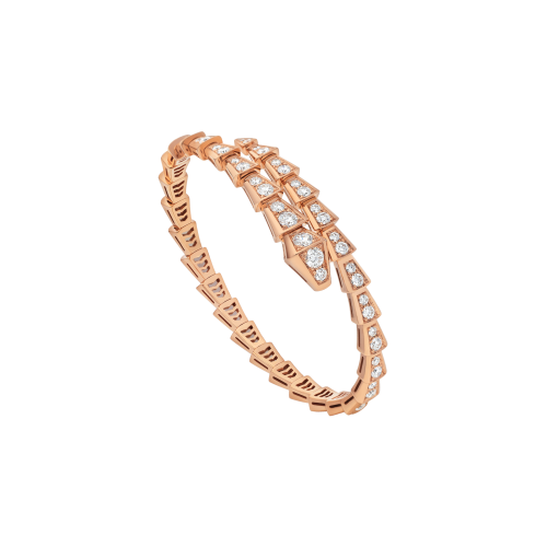 Accedi al prodotto correlato Bulgari BRACCIALE SERPENTI VIPER IN ORO ROSA E FULL PAV&Egrave; DI DIAMANTI - BR858084 - BR860191