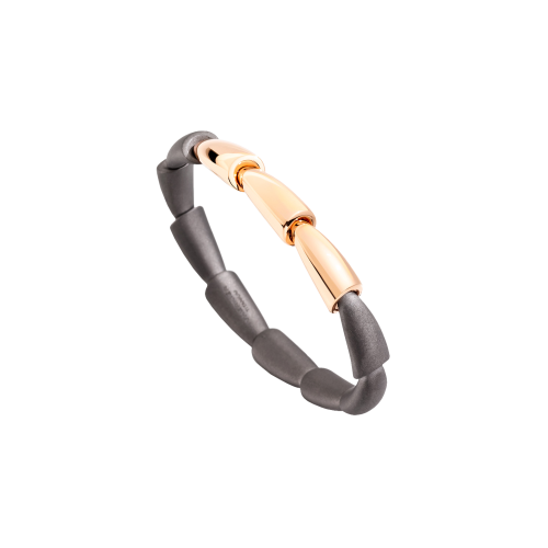 Accedi alla scheda di Vhernier BRACCIALE CALLA MIDI IN TITANIO E ORO ROSA 18K - T01652BR103