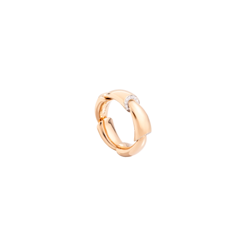 Accedi alla scheda di Vhernier ANELLO CALLA IN ORO ROSA 18K E DIAMANTI - 0G1652A0313