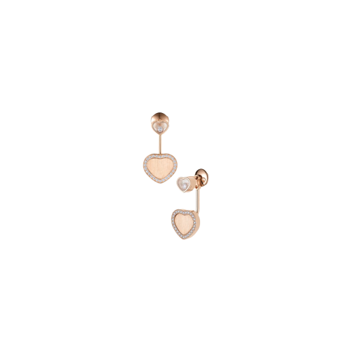 Accedi alla scheda di Chopard CHOPARD HAPPY HEARTS GOLDEN HEARTS - ORECCHINI, ORO ROSA ETICO, DIAMANTI - 83A007-5921 - 83A007