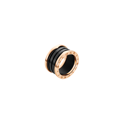 Accedi alla scheda di Bulgari ANELLO B.ZERO1 A QUATTRO FASCE IN ORO ROSA E CERAMICA NERA - AN855563 - AN855563