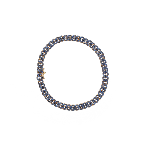 Accedi al prodotto correlato Bartorelli Italian Jewels BRACCIALE GROUMETTE IN ORO ROSA FULL PAV&Eacute; DI ZAFFIRI BLU - VB28057SBLP