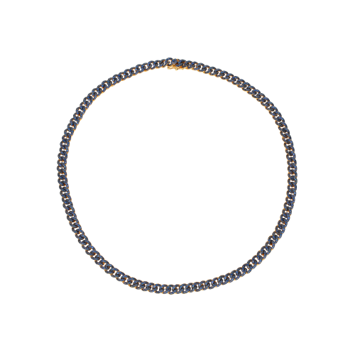 Accedi al prodotto correlato Bartorelli Italian Jewels COLLANA GIROCOLLO GROUMETTE IN ORO ROSA E ZAFFIRI BLU - VN28058SBLP