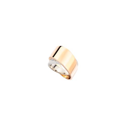 Accedi alla scheda di Vhernier ANELLO TOURBILLON IN ORO ROSA 18K, ORO BIANCO 18K E DIAMANTI - PG1527A0336