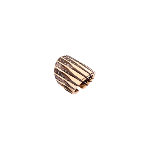 Accedi alla scheda di Vhernier ANELLO IN ORO ROSA , BRONZO E DIAMANTI BROWN - 0G1762A310 - 0G1762A0310