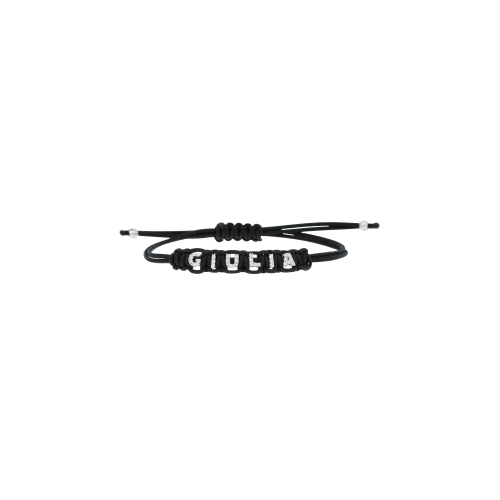 Accedi alla scheda di Bartorelli Italian Jewels BRACCIALE NOME IN CORDA CON LETTERE IN ORO BIANCO E DIAMANTI - BRLETTERINA-0,42