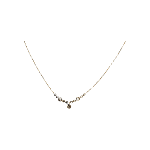 Accedi alla scheda di Bartorelli Italian Jewels COLLANA GIROCOLLO IN ORO ROSA CON DIAMANTI BROWN PENDENTI - C065/21/5