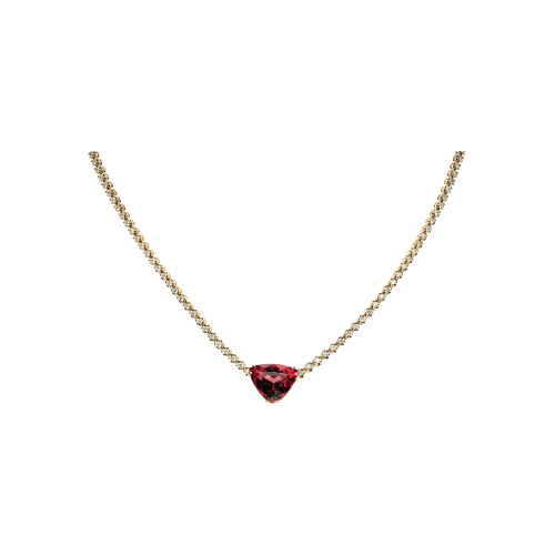Accedi alla scheda di Bartorelli Italian Jewels GIROCOLLO TENNIS IN ORO ROSA CON RUBELITE E DIAMANTI BIANCHI - AN2914/RT