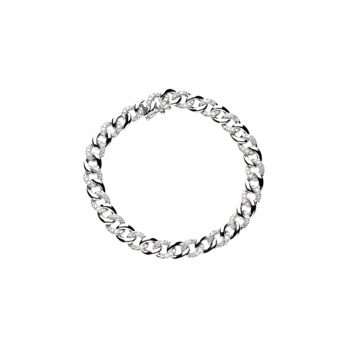 Accedi al prodotto correlato Bartorelli Italian Jewels BRACCIALE IN ORO BIANCO GROUMETTE CON DIAMANTI - 234-5637-OB