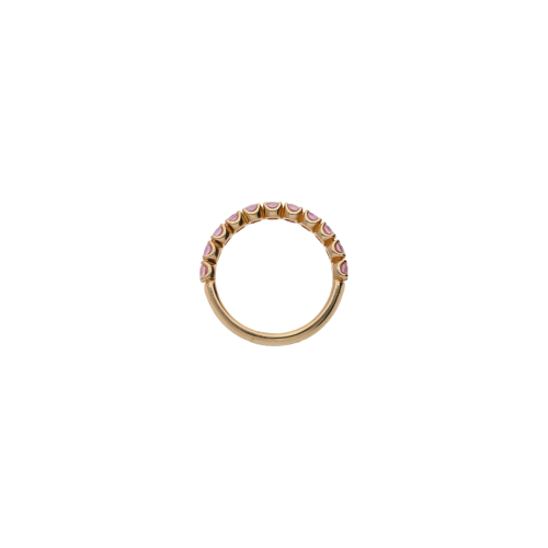 Accedi al prodotto correlato Bartorelli Italian Jewels ANELLO VERETTA A MEZZO GIRO IN ORO ROSA E ZAFFIRI ROSA - FA1116R009