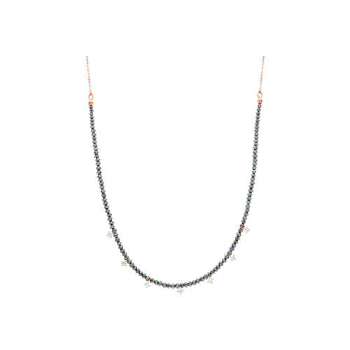 Accedi al prodotto correlato Bartorelli Italian Jewels COLLANA IN ORO ROSA CON DIAMANTI NERI E DIAMANTI BIANCHI - VN29000DKP