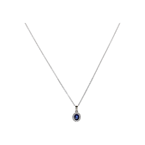 Accedi alla scheda di Bartorelli Italian Jewels COLLANA GIROCOLLO IN ORO BIANCO CON CIONDOLO IN ZAFFIRO BLU E DIAMANTI BIANCHI - 0054649Z05