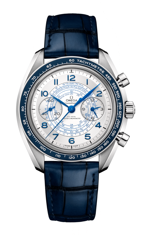 Accedi alla scheda di Omega SPEEDMASTER CHRONOSCOPE 43 MM, ACCIAIO SU PELLE - 329.33.43.51.02.001