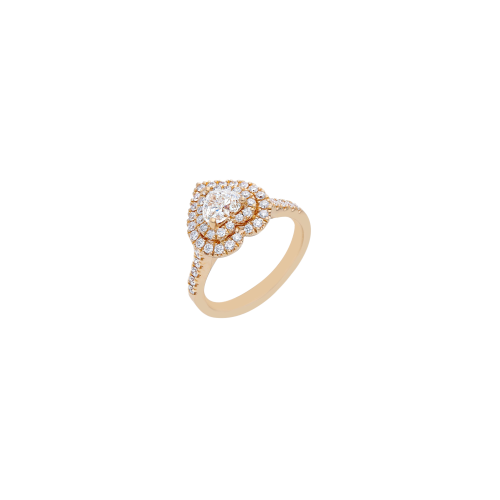 Accedi alla scheda di Bartorelli Italian Jewels ANELLO TIPO SOLITARIO FORMA CUORE IN ORO ROSA E DIAMANTI BIANCHI - VR253472DPS