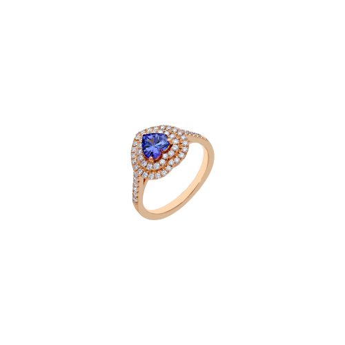 Accedi alla scheda di Bartorelli Italian Jewels ANELLO TIPO SOLITARIO IN ORO ROSA, DIAMANTI BIANCHI E ZAFFIRO BLU NATURALE TAGLIO CUORE - VR253858DSBPS
