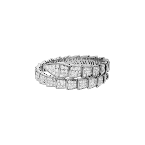 Accedi al prodotto correlato Bulgari BRACCIALE SERPENTI VIPER IN ORO BIANCO E FULL PAV&Egrave; DI DIAMANTI - BR855231 - BR855231
