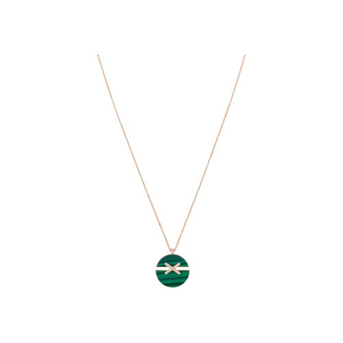 Accedi alla scheda di Chaumet CHAUMET - COLLANA JEUX DE LIENS HARMONY MODELLO GRANDE IN ORO ROSA CON DIAMANTI E MALACHITE - 084423 - 084423