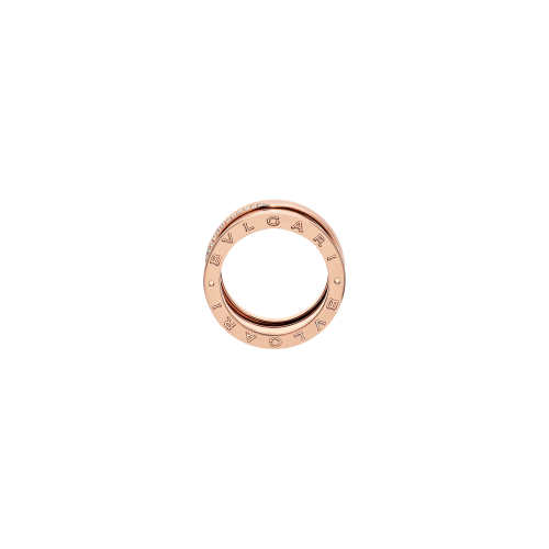 Accedi alla scheda di Bulgari ANELLO B.ZERO1 IN ORO ROSA A TRE FASCE CON DEMI-PAV&Egrave; DI DIAMANTI - AN859412 - AN859412