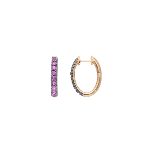 Accedi al prodotto correlato Bartorelli Italian Jewels ORECCHINI CERCHIO OVALE IN ORO ROSA E ZAFFIRI ROSA - VE28786SPPS