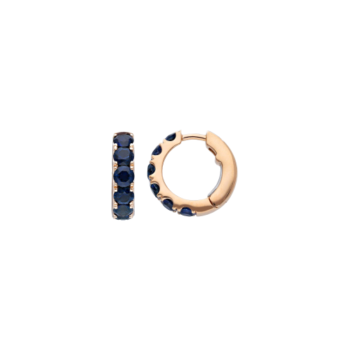 Accedi al prodotto correlato Bartorelli Italian Jewels ORECCHINI CERCHIETTO IN ORO ROSA E ZAFFIRI BLU - VE28698SBPS