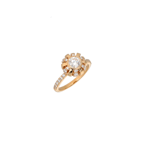 Accedi al prodotto correlato Bartorelli Italian Jewels ANELLO CORONA IN ORO ROSA E DIAMANTI - VR28849DP