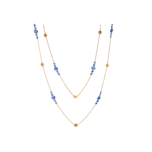 Accedi al prodotto correlato Bartorelli Italian Jewels COLLANA LUNGA IN ORO ROSA E ZAFFIRI BLU - C065/6/2