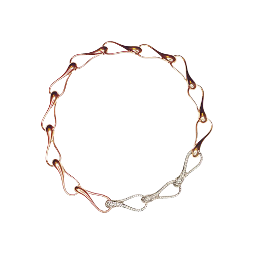 Accedi alla scheda di Dada Arrigoni CHOCKER ELIKA IN ORO ROSA CON 3 ELEMENTI IN PAV&Eacute; DI DIAMANTI BIANCHI - DEK26CARBDI - DEK26CARBDI
