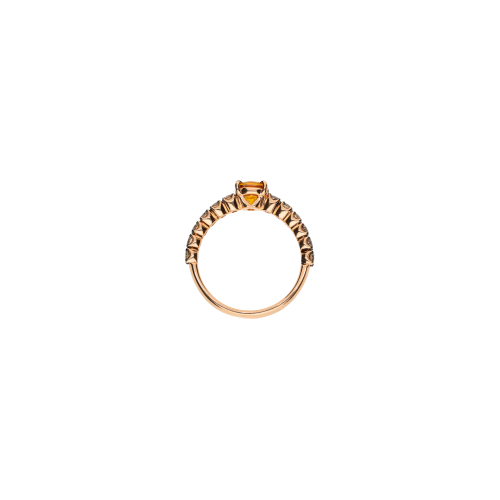 Accedi alla scheda di Bartorelli Italian Jewels ANELLO IN ORO ROSA CON ZAFFIRO ARANCIO E DIAMANTI BROWN - FA1143R023002N