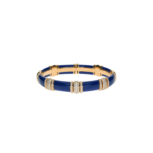 Accedi alla scheda di Bartorelli Italian Jewels BRACCIALE RIGIDO IN ORO ROSA CON DIAMANTI E LAPISLAZZULI - PU4709L