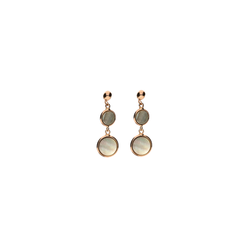 Accedi alla scheda di Bartorelli Italian Jewels ORECCHINI PENDENTI IN ORO ROSA CON MADREPERLA NERA - 8000703N00