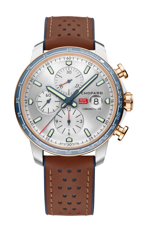 Accedi alla scheda di Chopard MILLE MIGLIA GTS 44 MM, AUTOMATICO, LUCENT STEEL&trade;, ORO ROSA - LIMITED EDITION - 168571