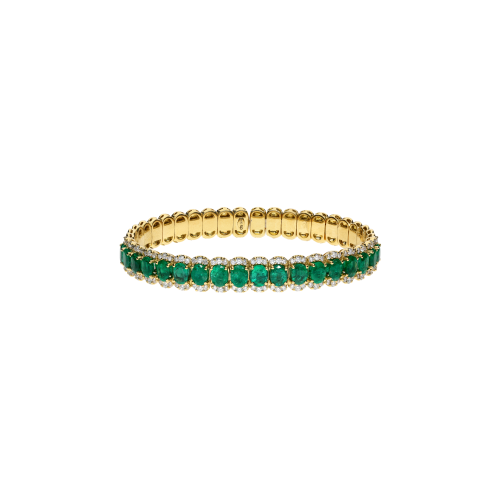 Accedi al prodotto correlato Bartorelli Italian Jewels BRACCIALE RIGIDO IN ORO GIALLO  CON SMERALDI E DIAMANTI - 1PU0032191/9