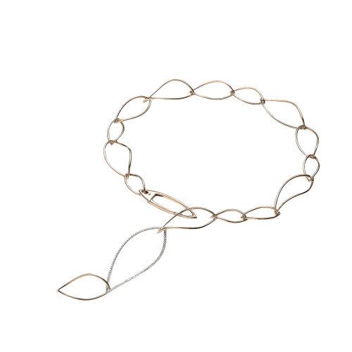 Accedi al prodotto correlato Mattioli COLLANA NAVETTES IN ORO ROSA E ORO BIANCO CON DIAMANTI -  MGI75006B - MGI75006B