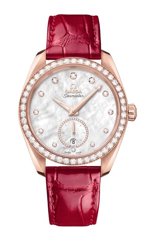 Accedi alla scheda di Omega SEAMASTER AQUA TERRA 150M 38 MM, ORO SEDNA&trade; SU PELLE - 220.58.38.20.55.002