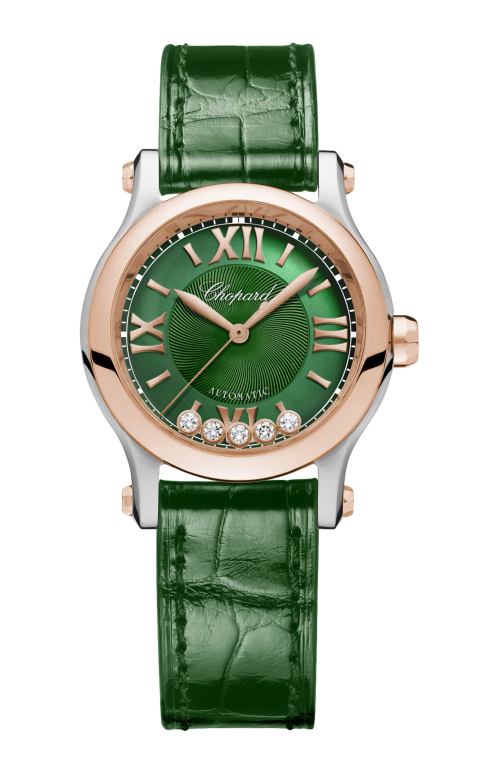 Accedi alla scheda di Chopard HAPPY SPORT 30 MM, AUTOMATICO, ORO ROSA ETICO, LUCENT STEEL&trade;, DIAMANTI - 278573